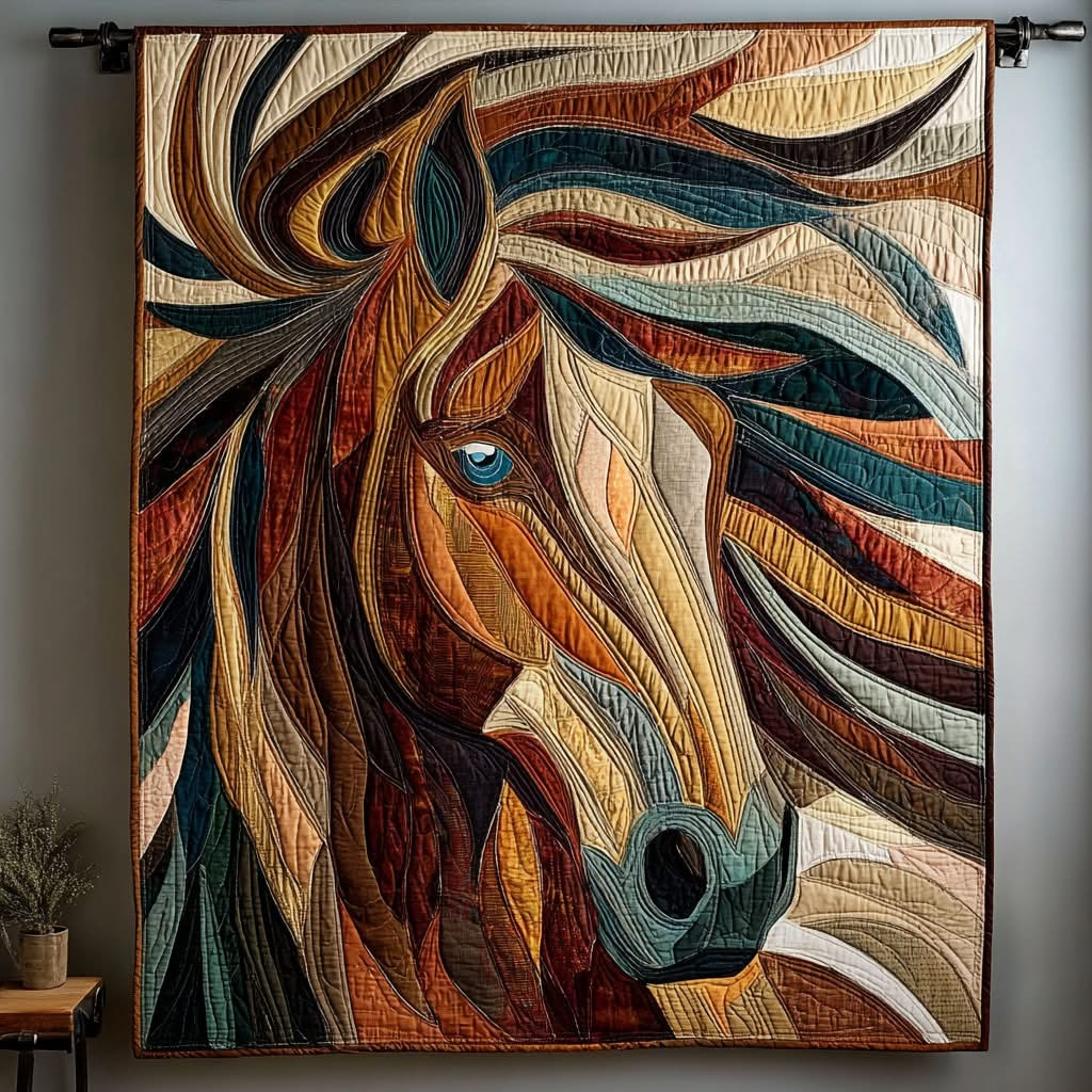 Horse Light Tribal Quilted Blanket Bedroom Decor Ideas Gifts For Horse Lovers