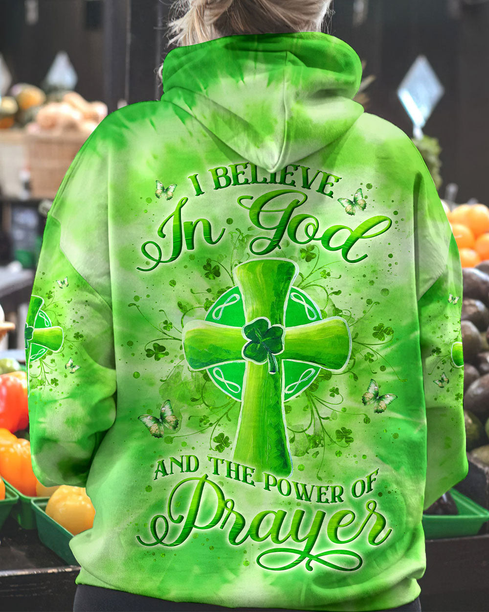 I Believe In God St Patricks Day Hoodie Best Idea Gifts For Men