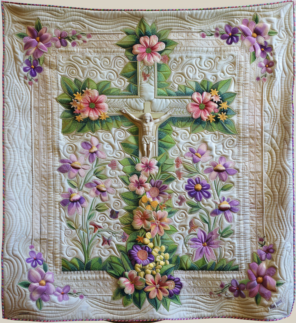 Jesus Is Our Lord And Savior Quilted Blanket Best Bedding Sets Christian Wedding Gifts