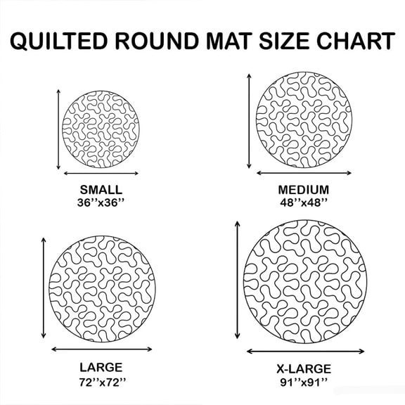Jolly King Charles Christmas Quilted Round Mat Cozy Home Decor Xmas Gift Ideas 2025 - Image 2
