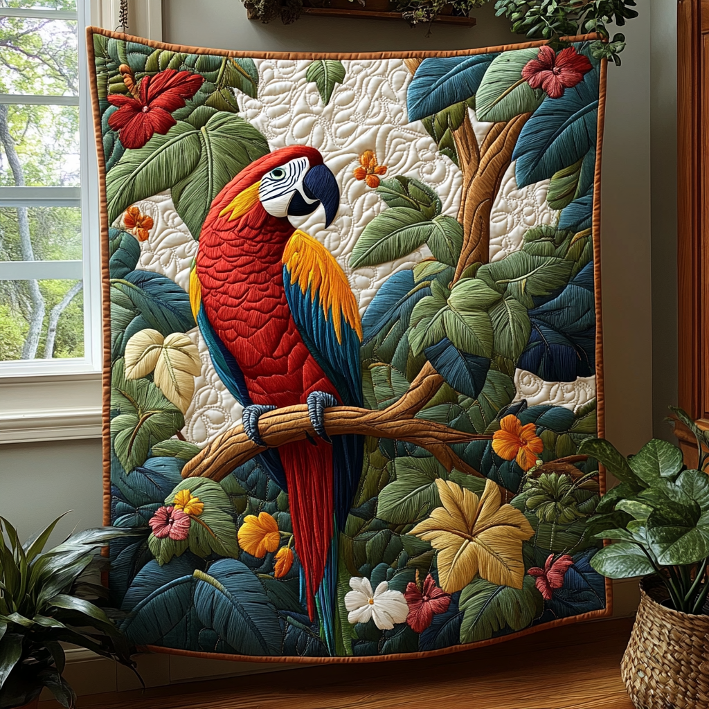Jungle Perch Quilted Blanket Good Bed Sheet Sets Perfect Father's Day Gifts