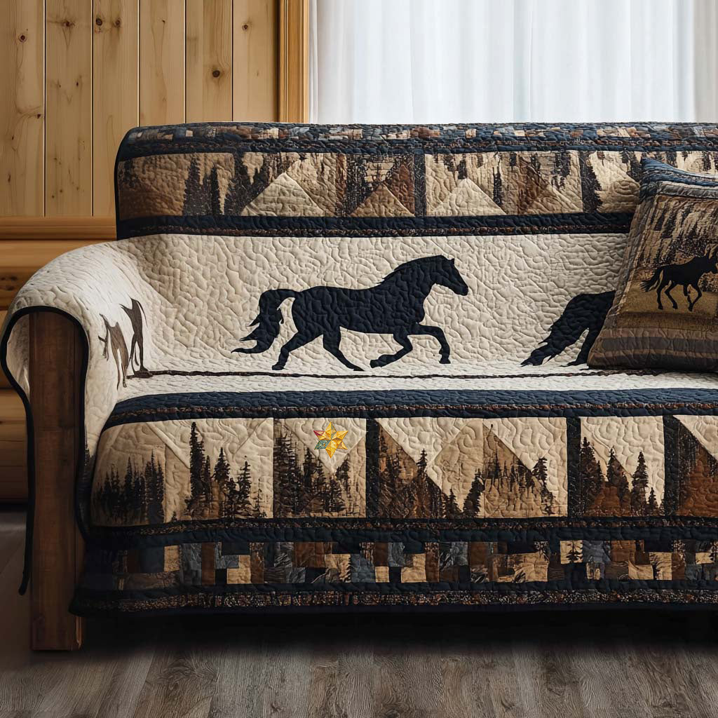 Just Western Quilted Sofa Cover Sectional Couch Covers Texas Themed Gifts