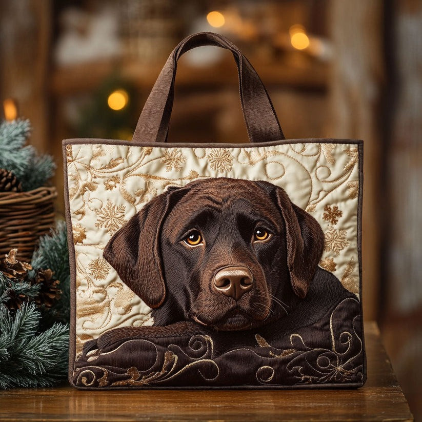 Labrador Charm Quilted Tote Bag Christmas Gifts For Labrador Lovers
