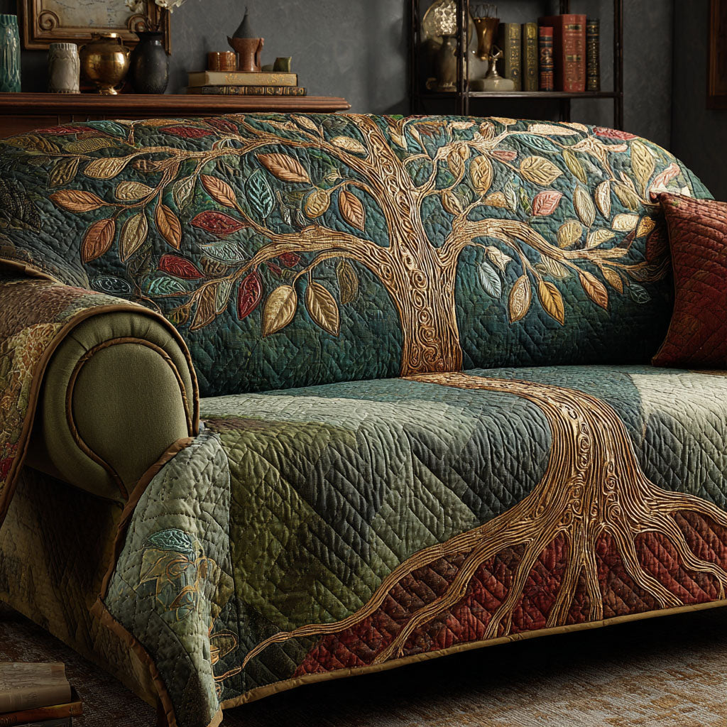 Life Tapestry Quilted Sofa Cover Large Couch Cover Tree Of Life Merchandise