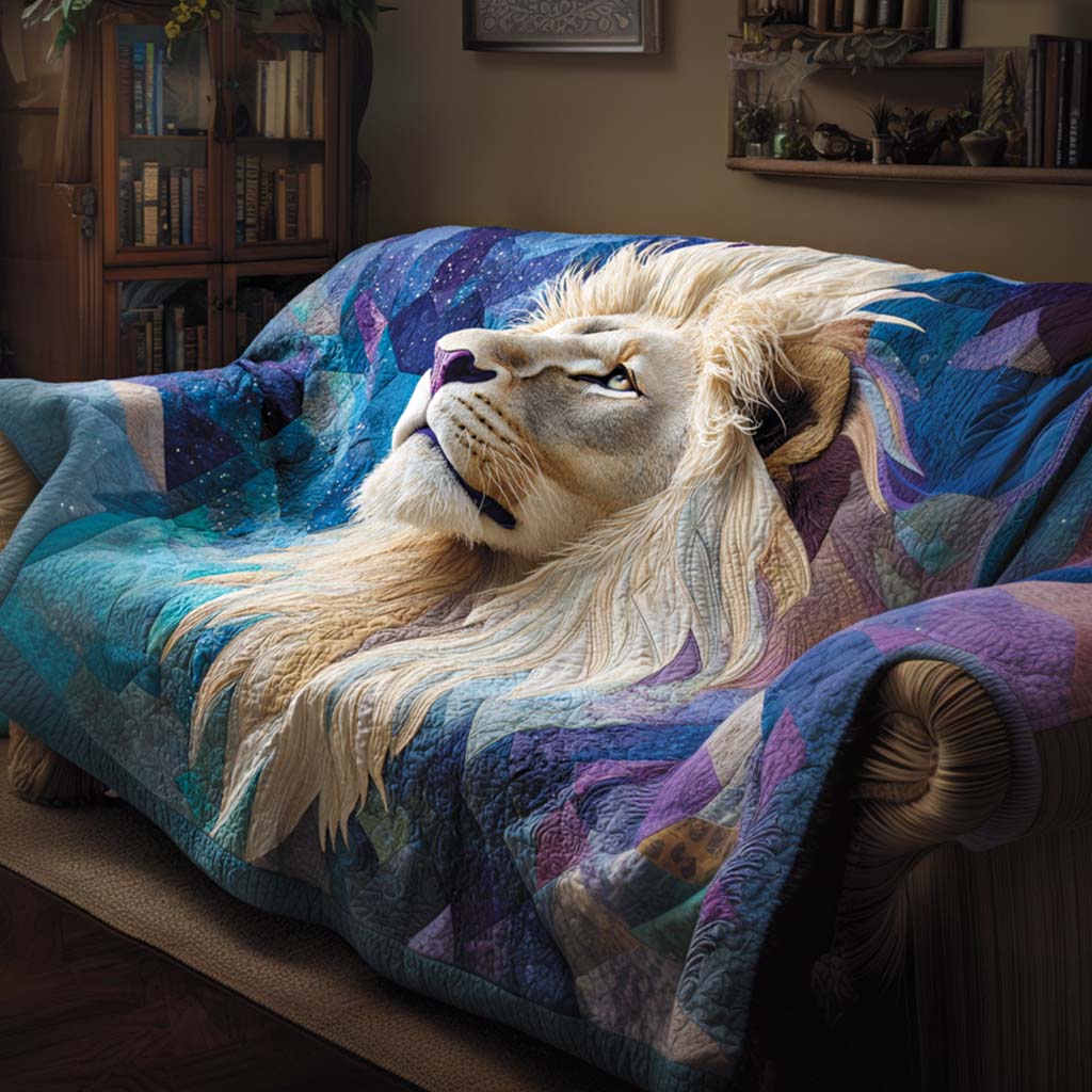 Lion Spirit Quilted Sofa Cover Couch Seat Covers Unique Lion Gifts