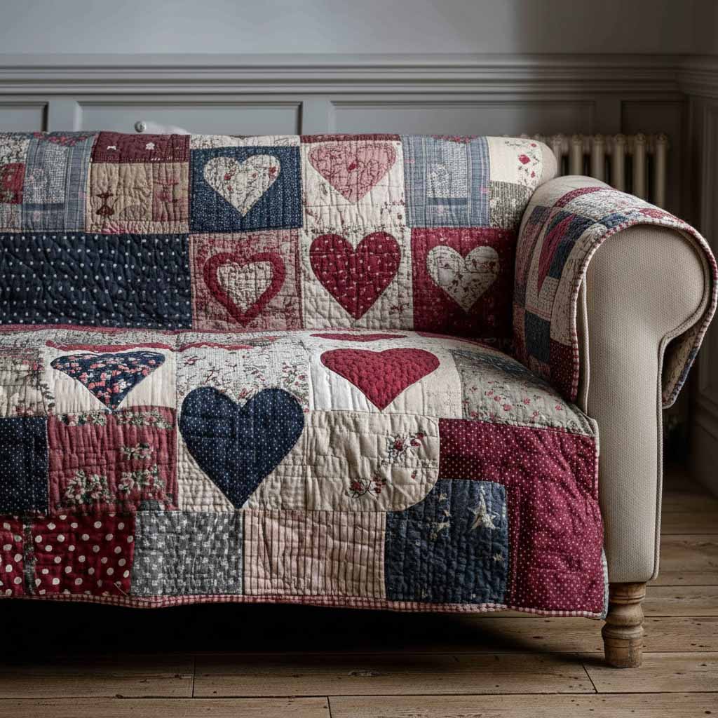 Loving Hands Quilted Sofa Cover Awesome Couch Covers Mother's Day Gifts For Elderly