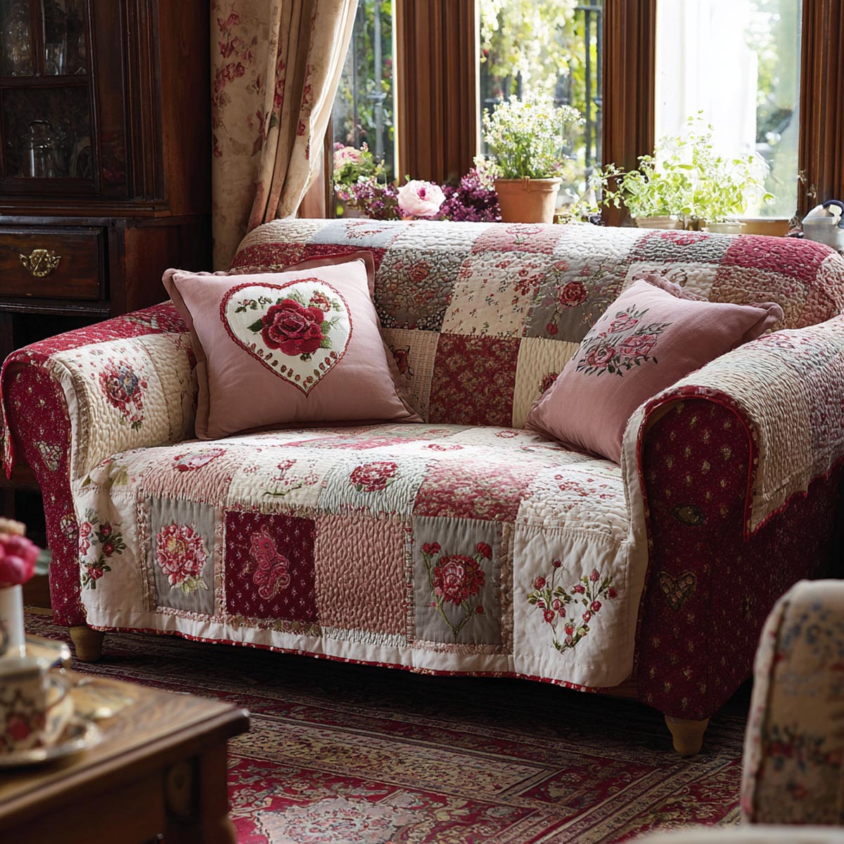 Loving Steps Quilted Sofa Cover Best Couch Slipcovers Ideas For Valentine Day Family Gifts