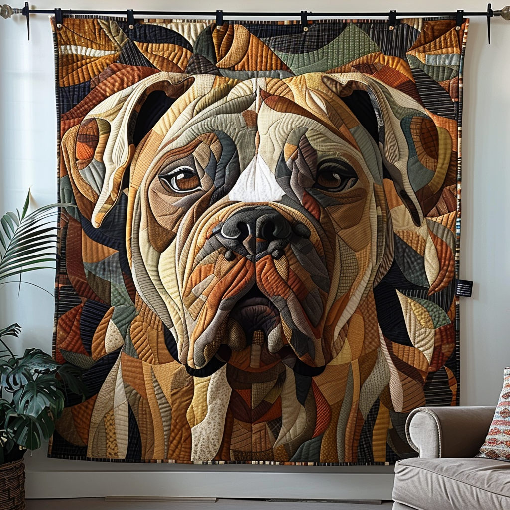 Loyal Companion Quilted Blanket Bed Bedding Set Good Gifts For Dog Lovers