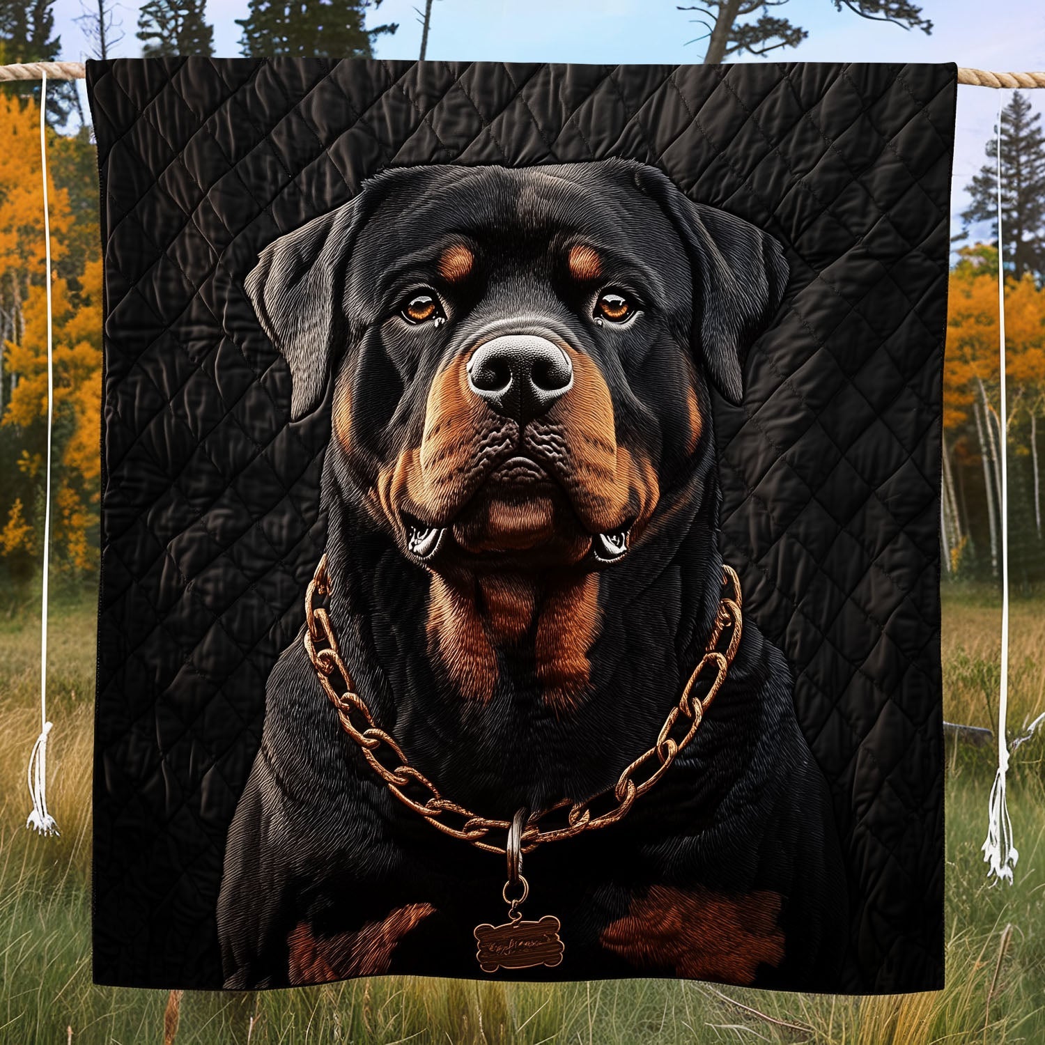 Loyal Paws Quilted Blanket Best Bedsheets Perfect Gift For Dog Lovers