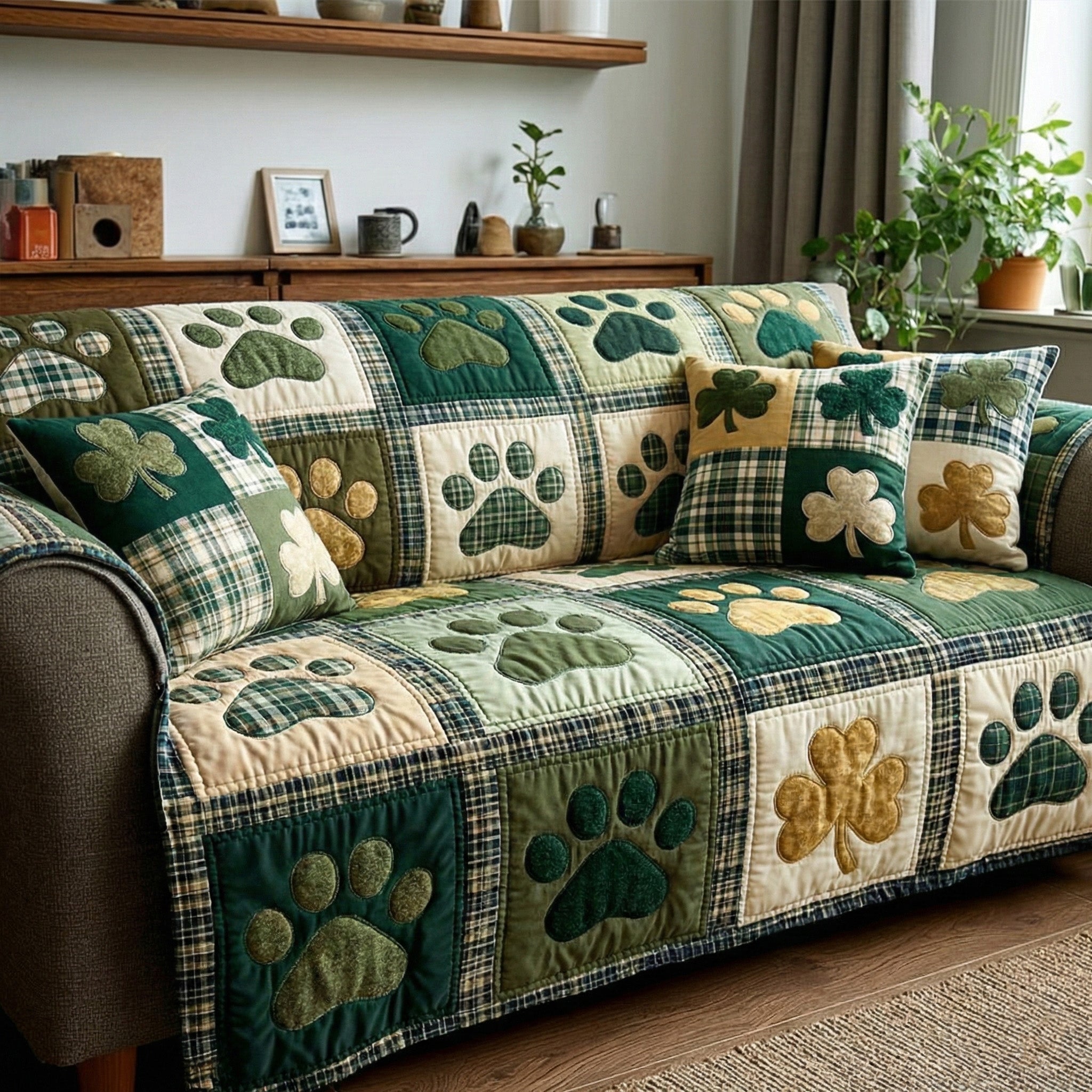 Lucky Paws Patchwork Quilted Sofa Cover Cool Sofa Slipcovers Present Ideas For Dog Owners