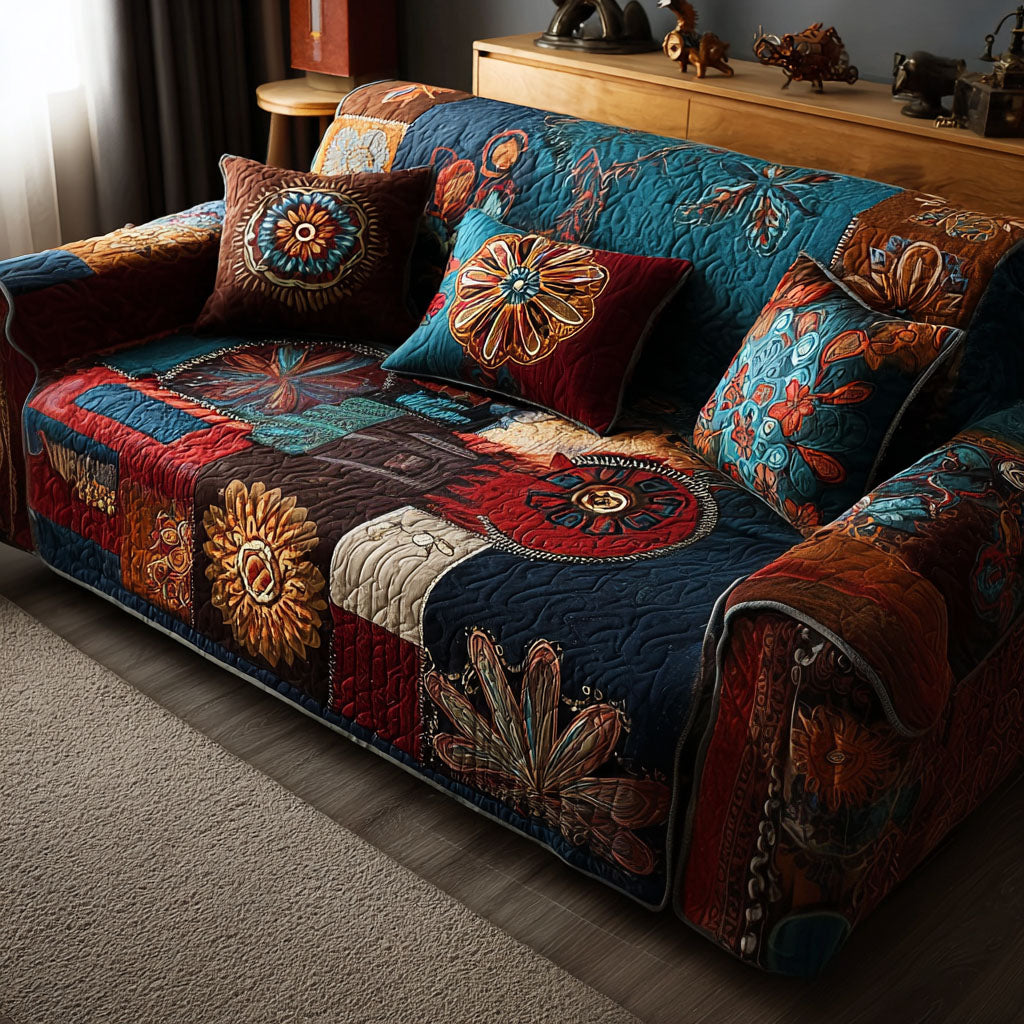 Magic Horizon Quilted Sofa Cover Couch Protector Good Gifts For Mom