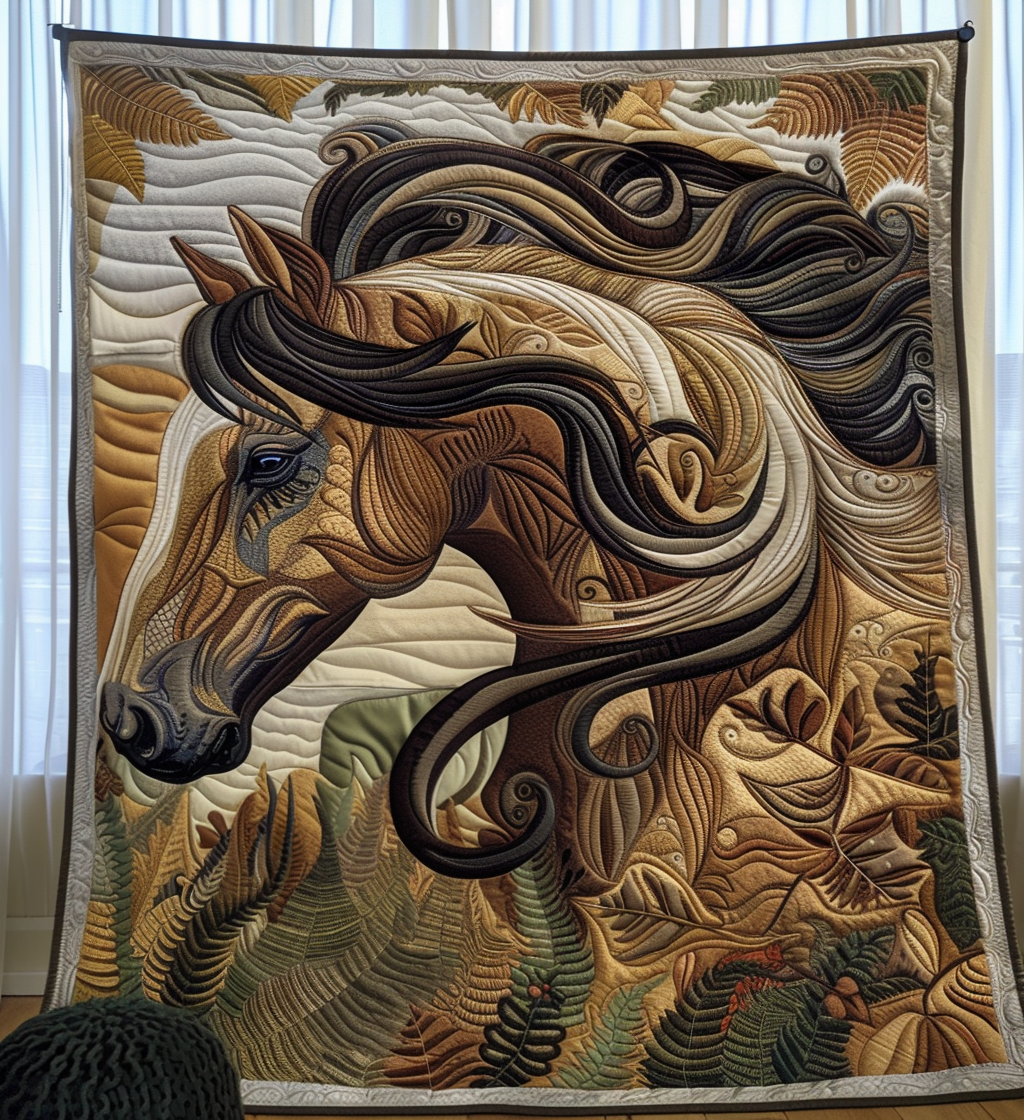Majestic Gallop Quilted Blanket Cozy Bedroom Ideas Great Gifts For Horse Lovers