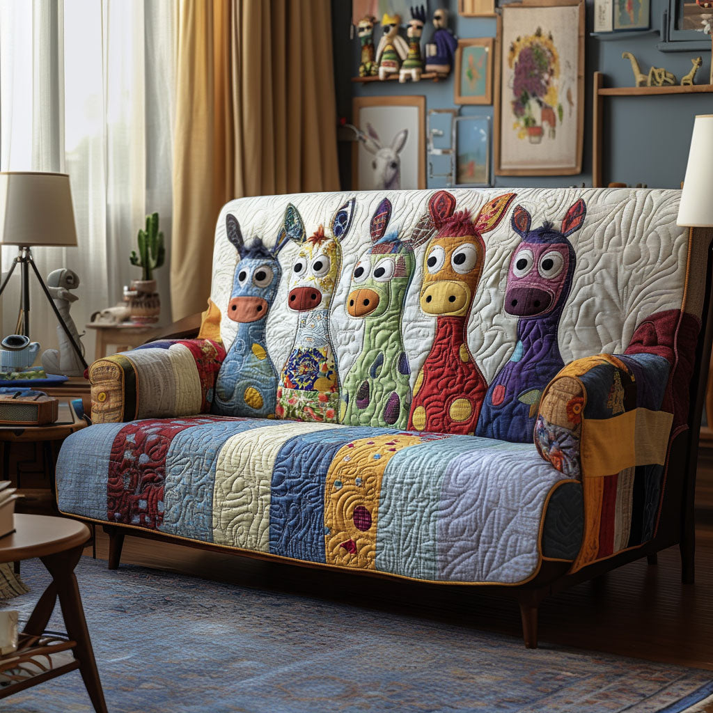 Meadowgate Mule Quilted Sofa Cover Cool Sofa Covers Donkey Christmas Gifts