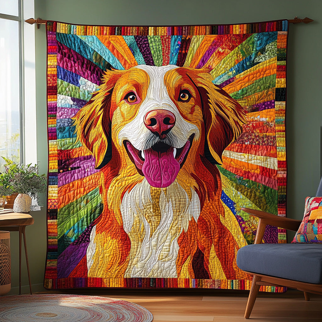 Meadows Joy Quilted Blanket Bed Decor Unique Gifts For Dog Lovers