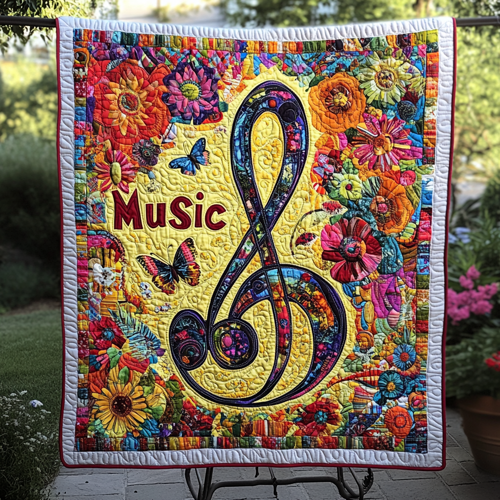 Melodic Mosaic Quilted Blanket Best Bedspread Set Best Gifts For Mom Birthday