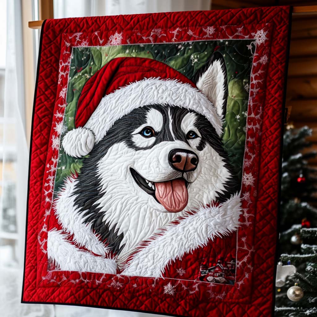 Merry Grin Quilted Blanket Xmas Holiday Duvet Cover Set Family Gift Ideas For Xmas