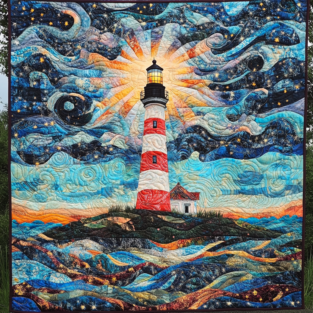 Nautical Glow Quilted Blanket Cool Bedroom Ideas Best Christmas Gifts For Beach Lovers