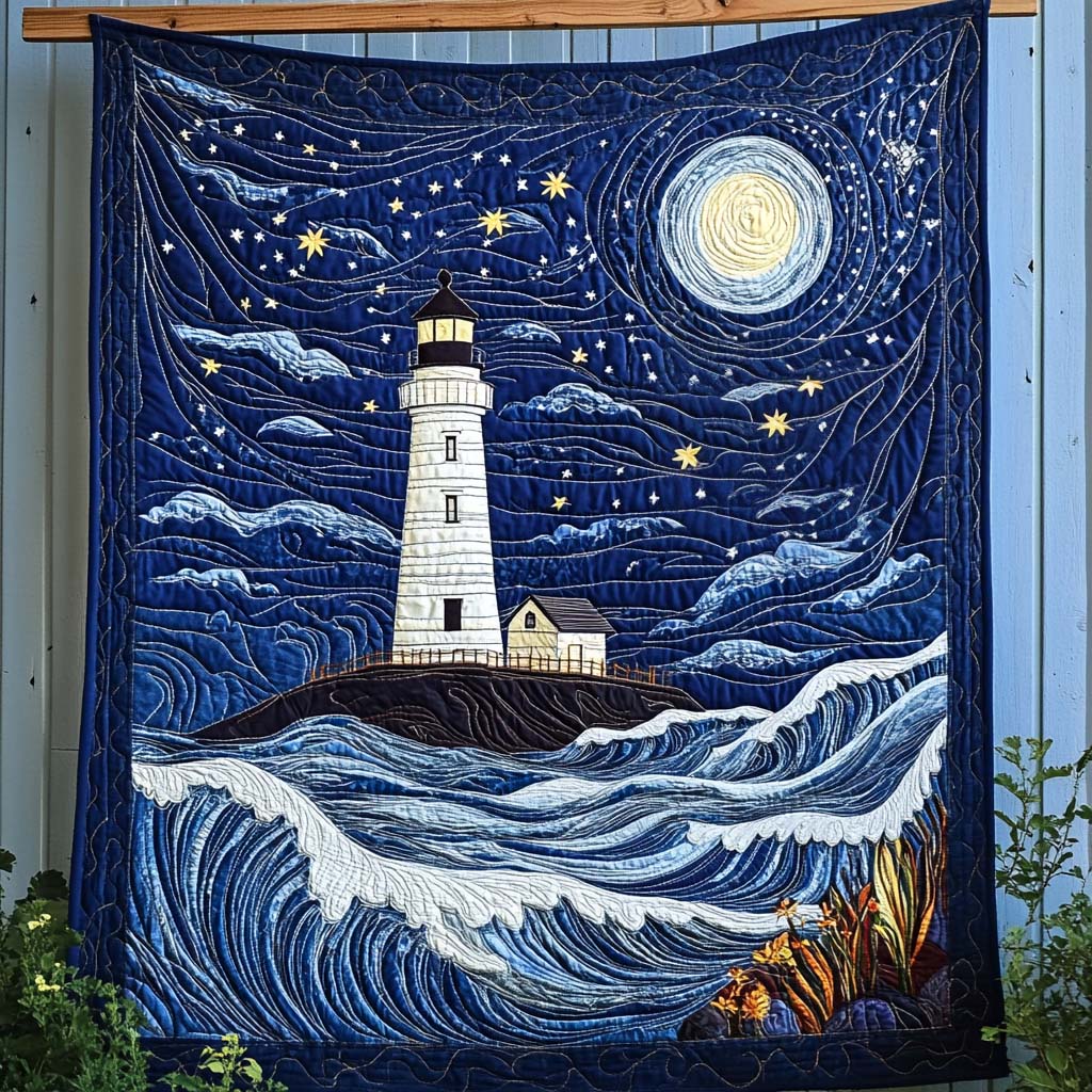 Night Beacon Quilted Blanket Bed Room Decoration Best Gifts For Mom Birthday