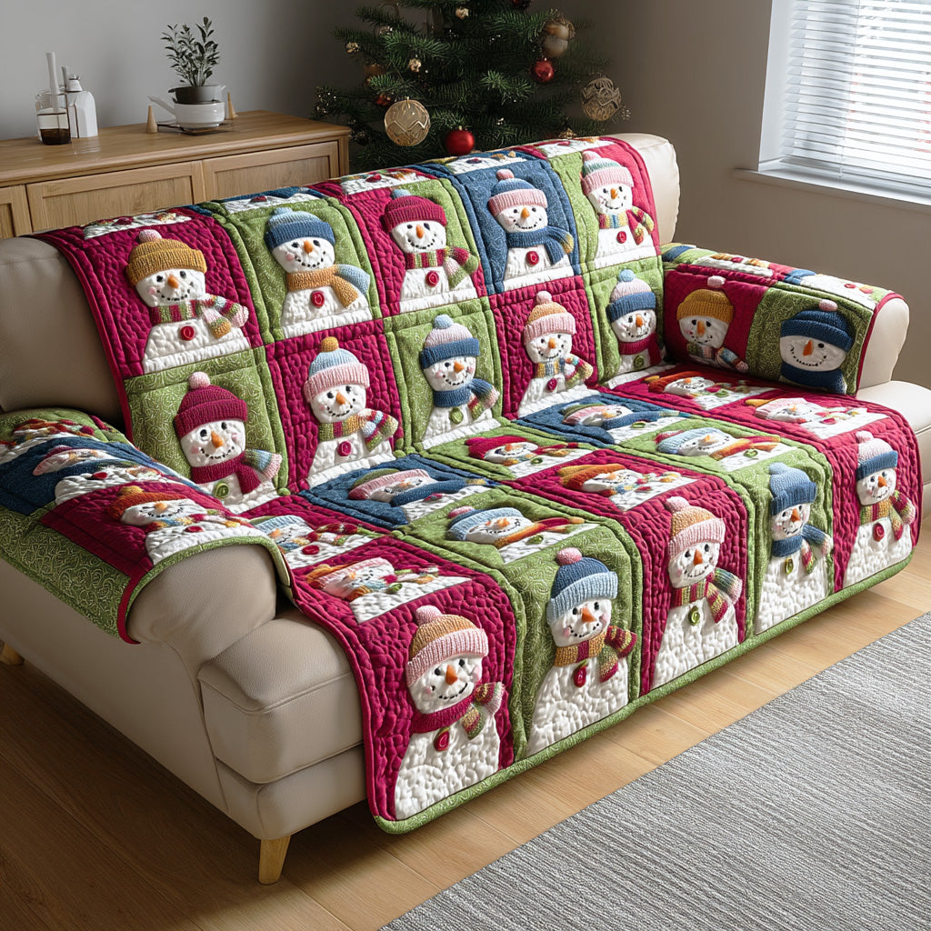 North Star Blessing Quilted Sofa Cover Christmas Family Room Decor Grandparent Christmas Gifts
