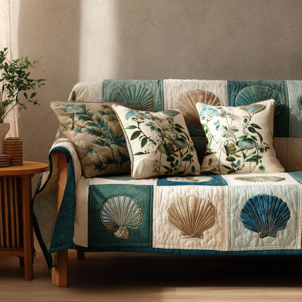 Ocean Aura Quilted Sofa Cover Good Sofa Covers Best Gift Ideas For Beach Lovers