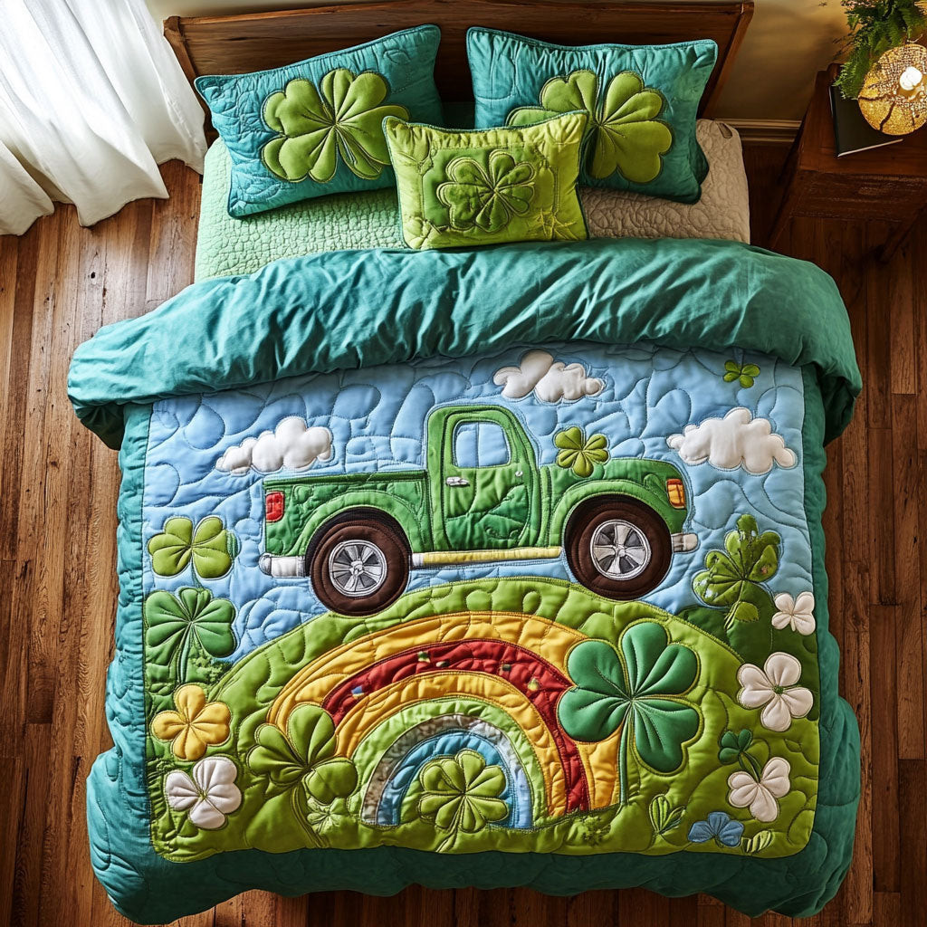 Partrick Day Car Duvet Cover Set Quilt Bedding Set Bedspread Cute St Patrick'S Day Ideas