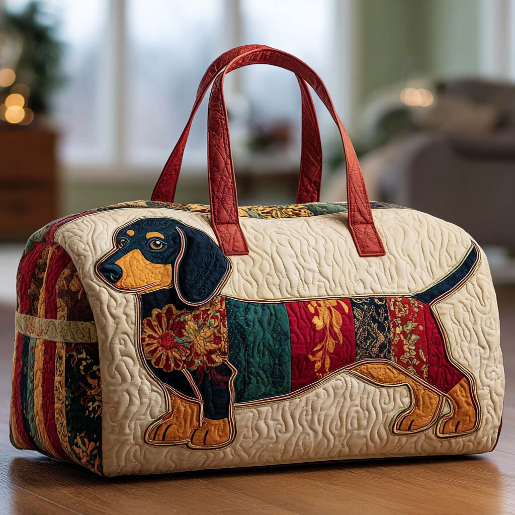 Patch Pup Quilted Duffle Bag Best Gym Duffle Bag Christmas Gifts For Wife
