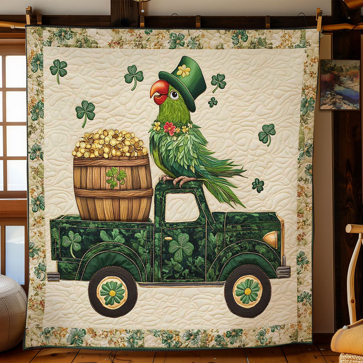 Patrick's Parrot Quilt Blanket Best Throws For Sofas Blanket Gift Ideas For Parrot Lovers