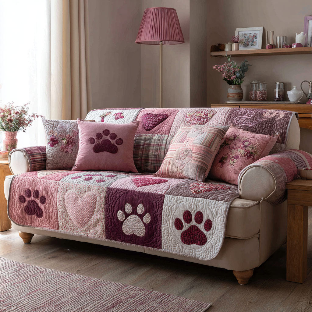 Paw Harmony Quilted Sofa Cover Awesome Couch Covers Dog Owners Themed Gifts