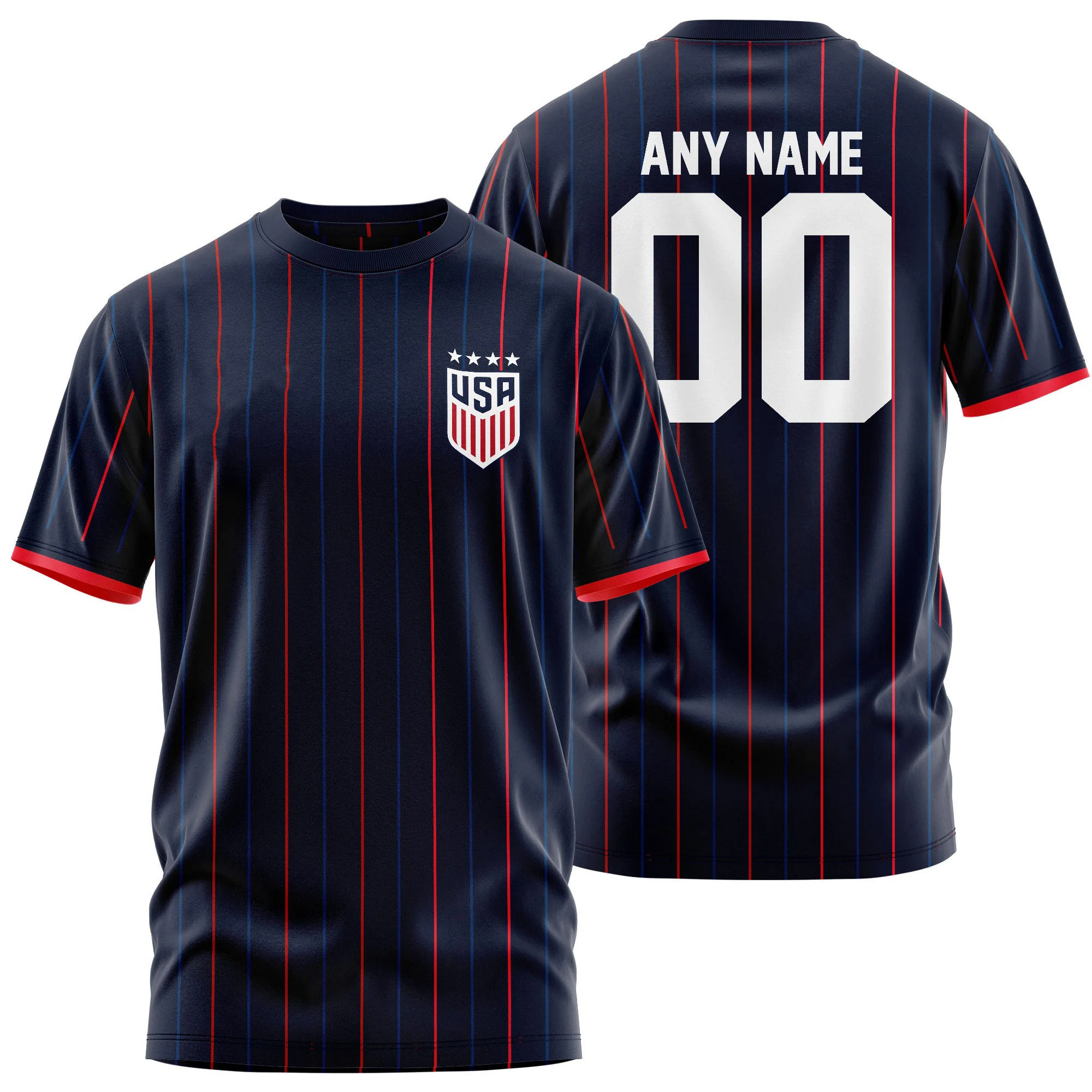 Personalized World Cup 2026 USA Soccer Team Shirt Soccer Day Attire Team USA Fans Gifts