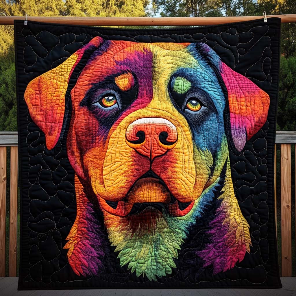 Powerful Pup Quilted Blanket Great Bed Sets Good Gifts Dog Lovers