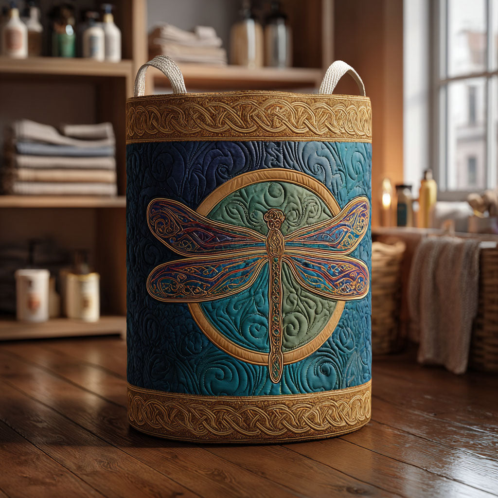 Prism Wing Harmony Quilted Laundry Basket Stylish Laundry Basket with Quilted Texture and Handles