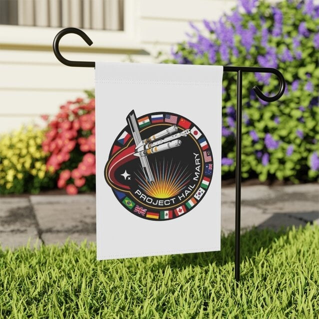 Project Hail Mary Mission Patch Garden Flag Yard Decor Best Gifts For Sci Fi Lovers