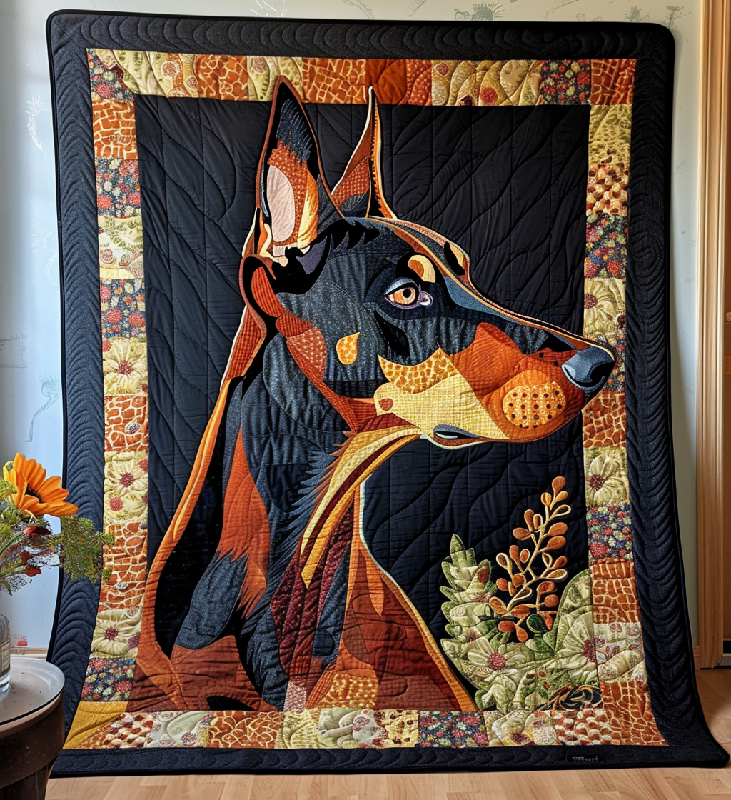 Protectors' Patchwork Quilted Blanket Best Queen Sheets Gift For Dog Lover