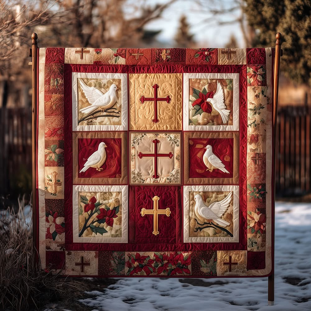 Pure Grace Quilted Blanket Faith Based Merchandise Ideas For Christians Christmas Holiday