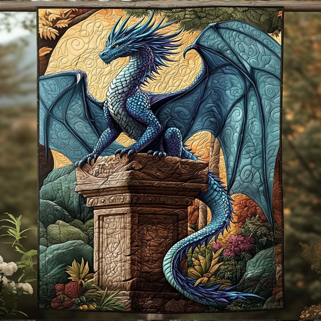 Quicksilver Breath Quilted Blanket Best Sheet Sets Best Gift For Dragon Lovers