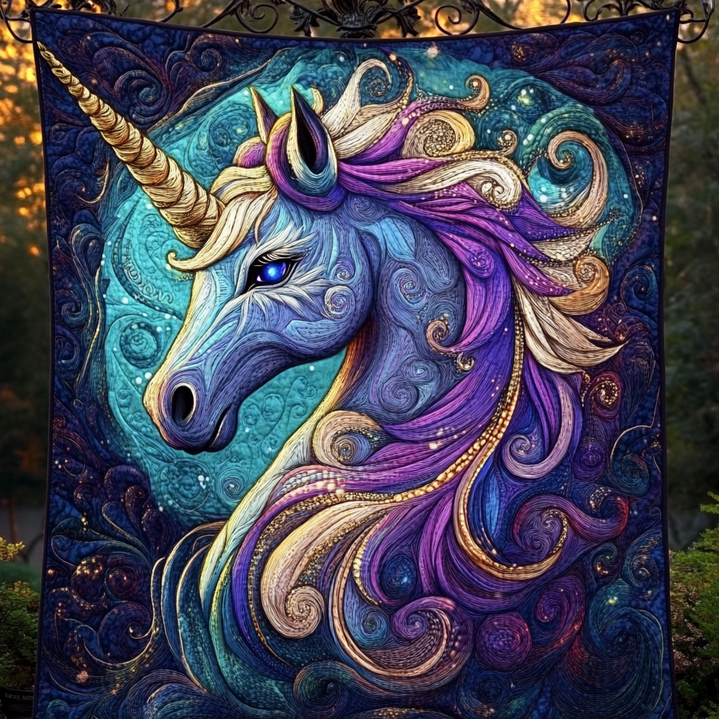 Rainbow Hoofprints Quilted Blanket Bedding Ideas Awesome Father's Day Gifts