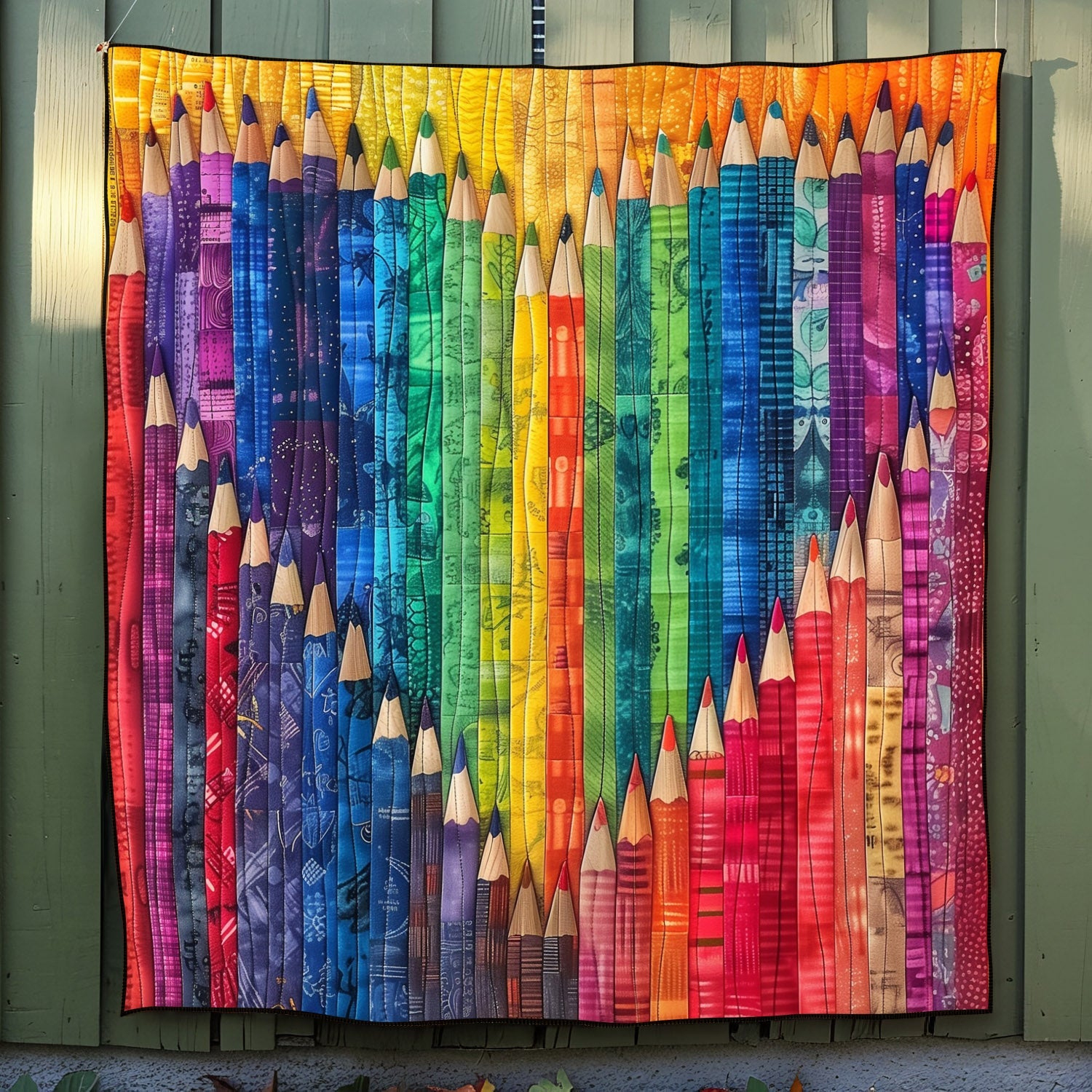 Rainbow Palette Quilted Blanket Bed Decorations Last Minute Mothers Day
