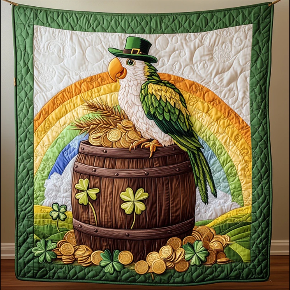 Revelry On Rainbow Saint Patrick Day Quilt Blanket Best Gift For Irish