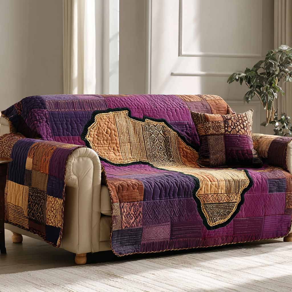 Royal Continent Quilted Sofa Cover Sofa Couch Cover Best African American Gifts