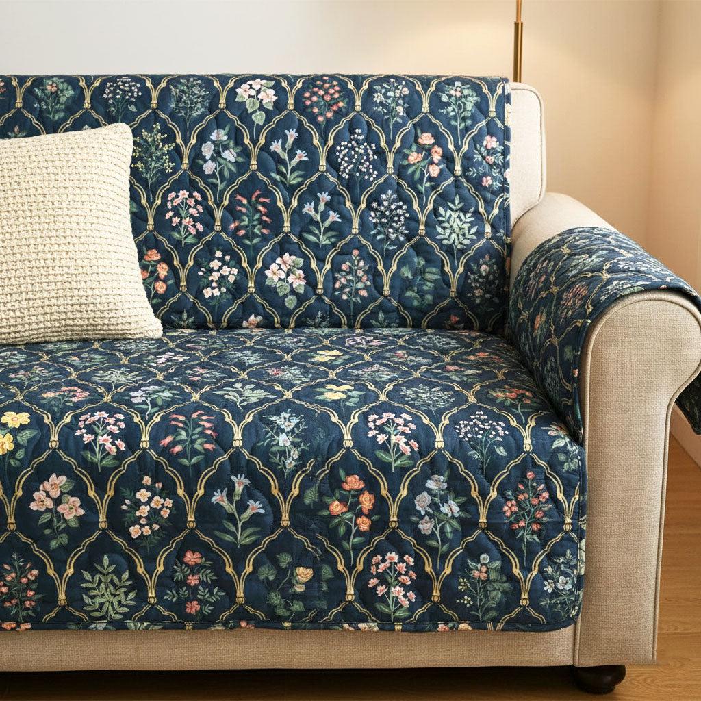 Royal Vine Quilted Sofa Cover Home Decorattions Mother' Day Special Gifts