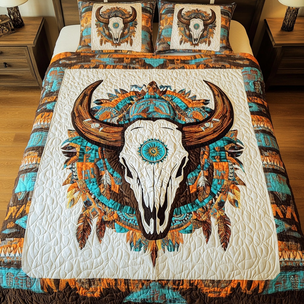 Rustic Soul Quilted Bedding Set Farmhouse Bedroom Decor Cozy Home Gift For Her