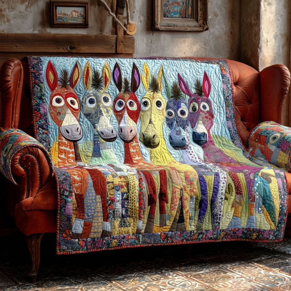 Rustic Tale Troupe Quilted Sofa Cover Nice Sofa Covers Unique Donkey Gifts