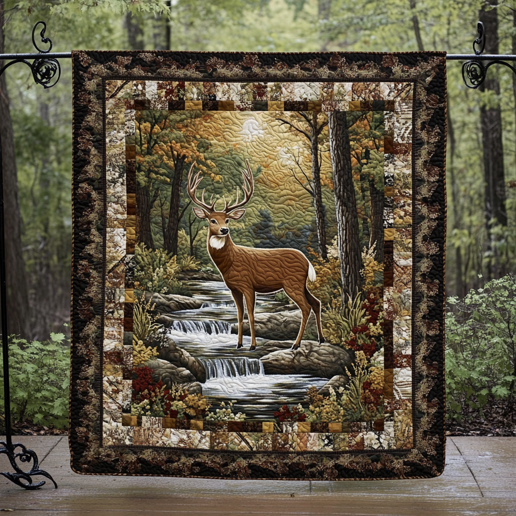 Rustic Wilds Quilted Blanket Bedroom Decor Ideas Deer Gifts For Him