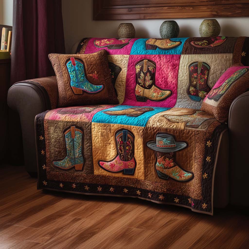 Saddle Up Quilted Sofa Cover Sofa Seat Covers Best Gifts For Cowboys