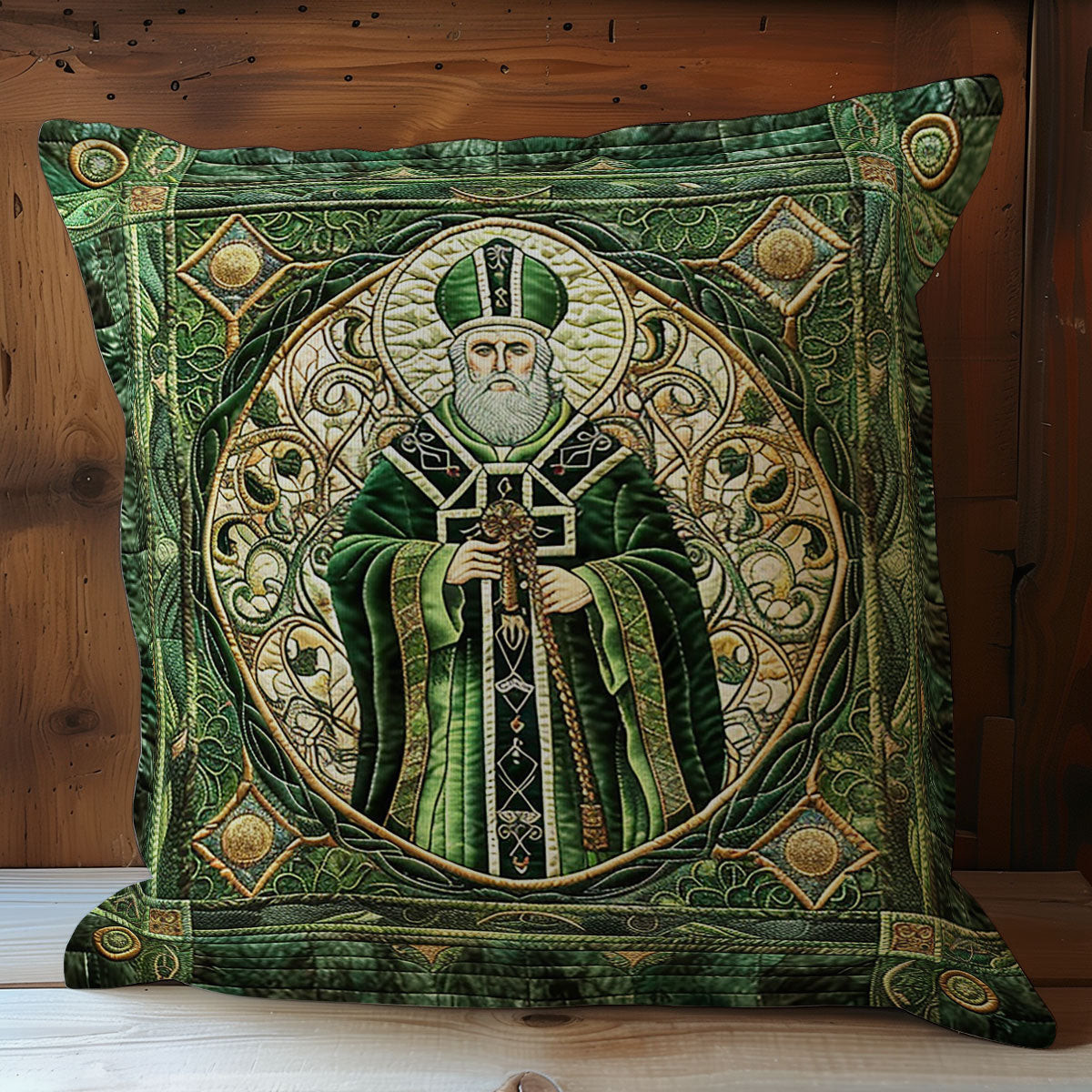 Saint Patrick Quilt Pillow Case Couch Pillow Covers St Pattys Day Gift Ideas