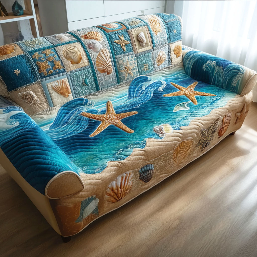 Sandy Coast Quilted Sofa Cover Good Sofa Covers Cool Gifts For Dad