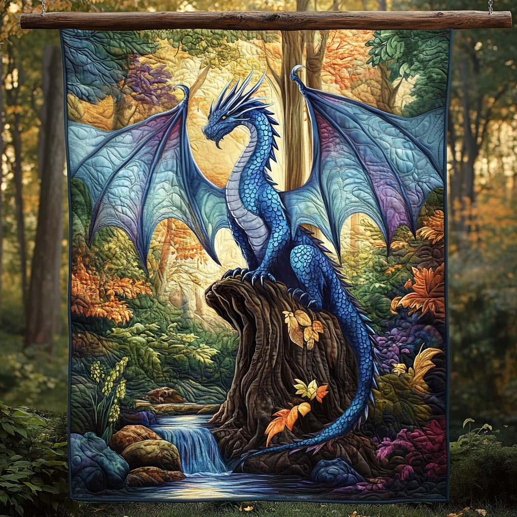 Sapphire Flight Quilted Blanket Best Sheet Sets Dragon Presents