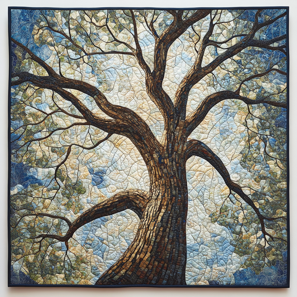 Seasons of Life Quilted Blanket Best King Sheets Tree Of Life Gifts For Adults