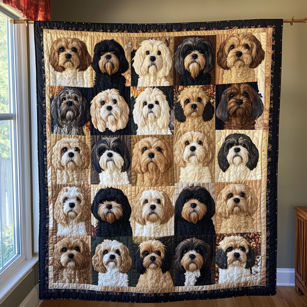 Shih Tzu Dreams Quilted Blanket Cool Bedroom Ideas Gifts For New Dog Owners