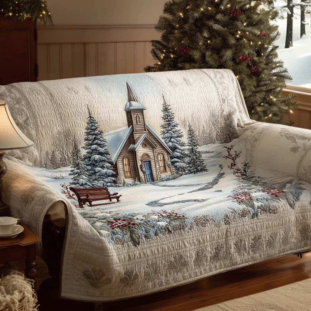 Silent Church Glow Quilted Sofa Cover Christmas Sofa Cover Suggestions For Family Christmas Gifts